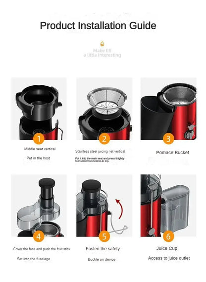 SpinMix 800W Centrifugal Juicer